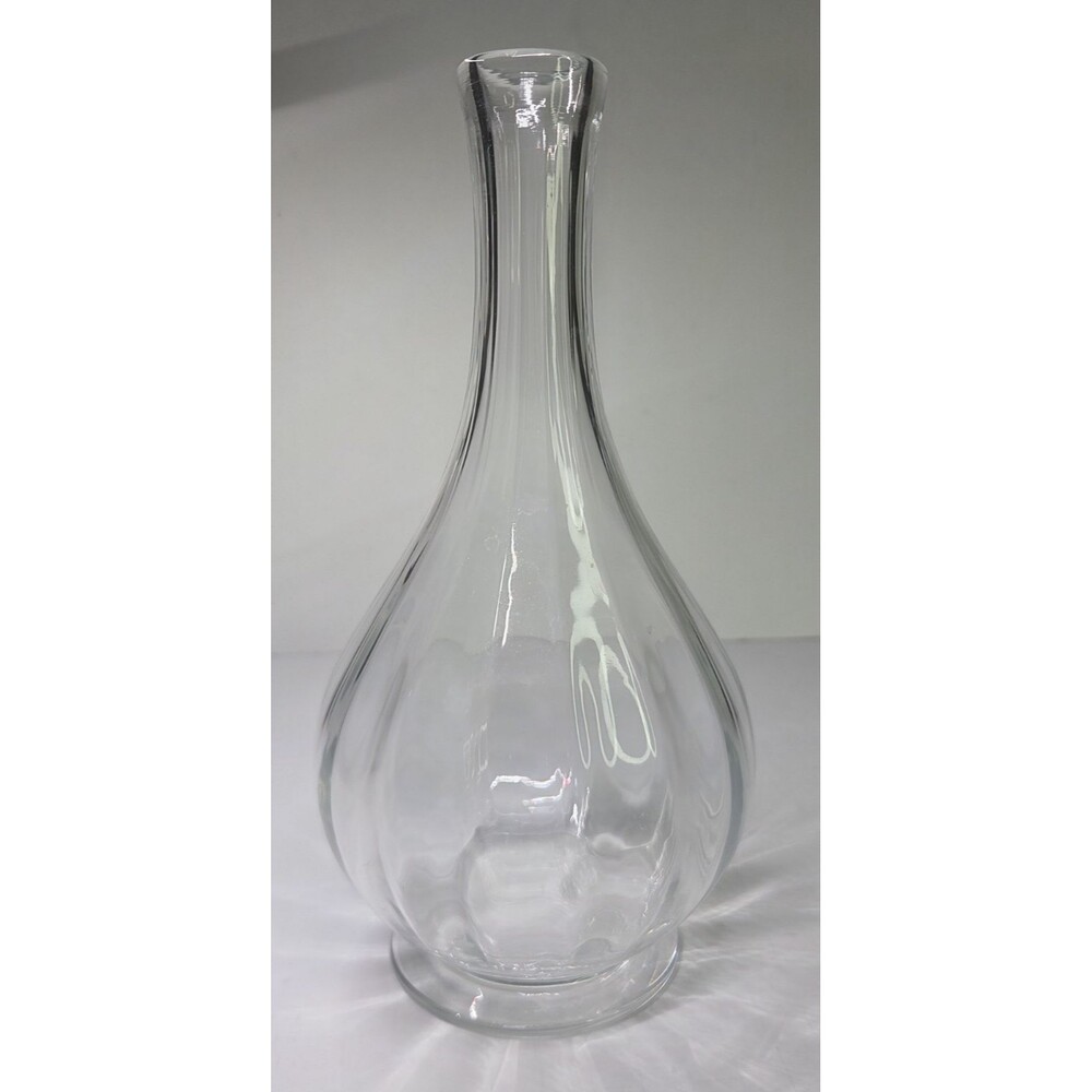 Vintage Baccarat Capri Optic Crystal Decanter No Stopper Carafe France 10" Clear
